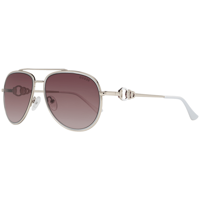 Guess Aviator Womens Gold Brown Gradient GF0344