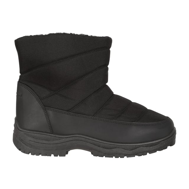 Mountain Warehouse Womens/Ladies Icey Fleece Lined Ankle Snow Boots (Black)