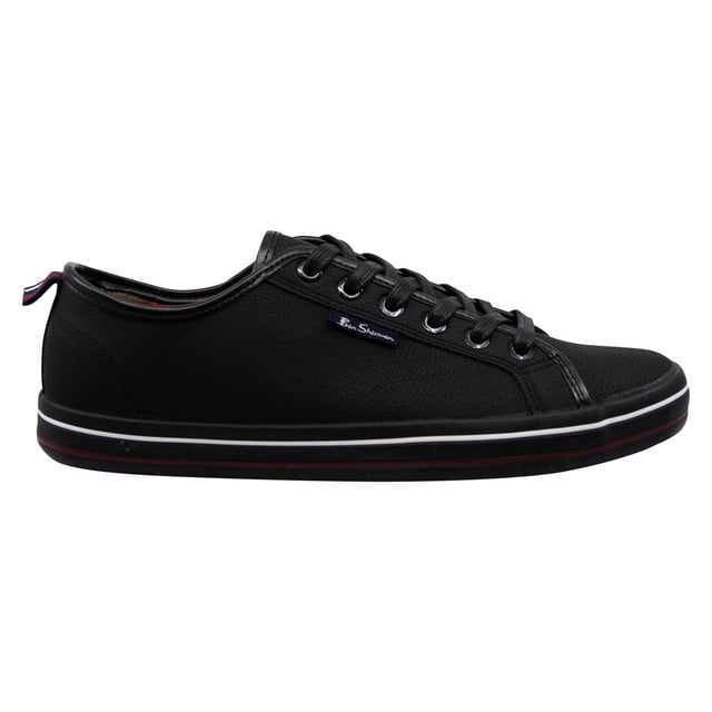 Ben Sherman Lowell Mens Black Plimsolls