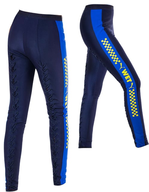 Puma X Fenty Side Strip Blue Leggings - Frauen