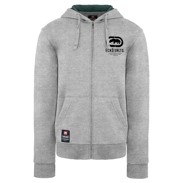 Ecko Chaqueta de pista gris para hombre de cornisa