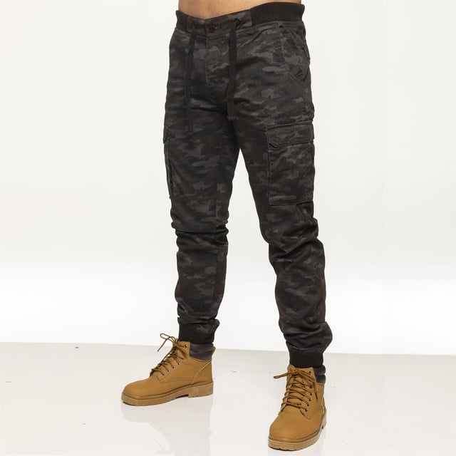 Pantalón Camuflado Joggers Militar Hombre Pantalones Jogger De