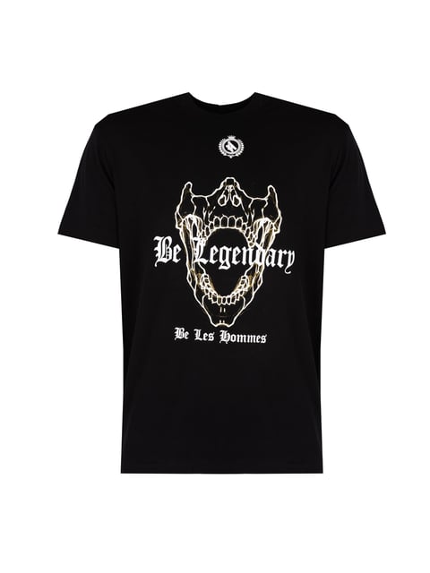 Les Hommes T-Shirt Be Legendary Herren schwarz