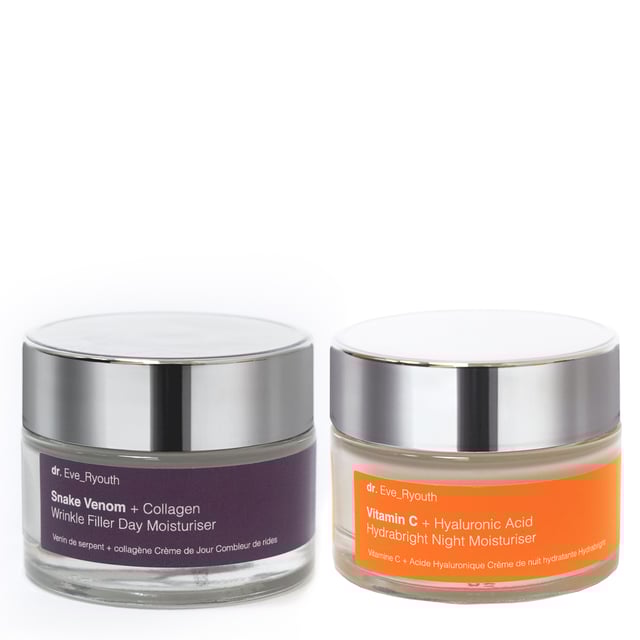 Schlangengift + Kollagen Faltenf ̧ller Tagesfeuchtigkeitspflege 50ml + Vitamin C + Hyalurons‰ure¬ Hydrabright¬ Nachtfeuchtigkeitspflege 50ml