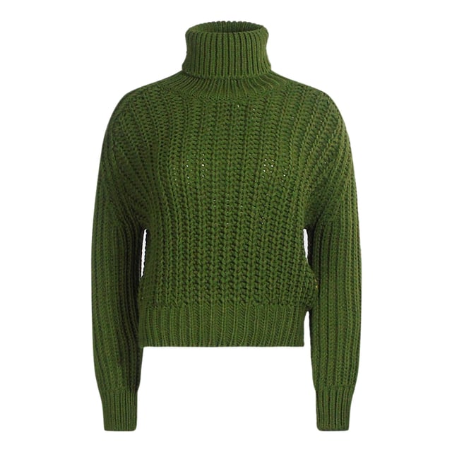 Dunkelgruner Strickpullover von Parajumpers