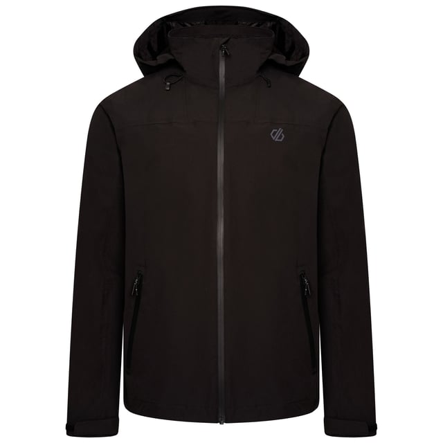 Dare 2B Mens Switch Out Recycled Wasserdichte Jacke (Schwarz)