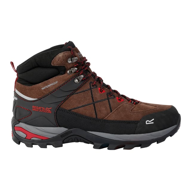 Regatta - Herren Wanderstiefel "Samaris Pro II", Wildleder (Kastanie/Tomatenrot)