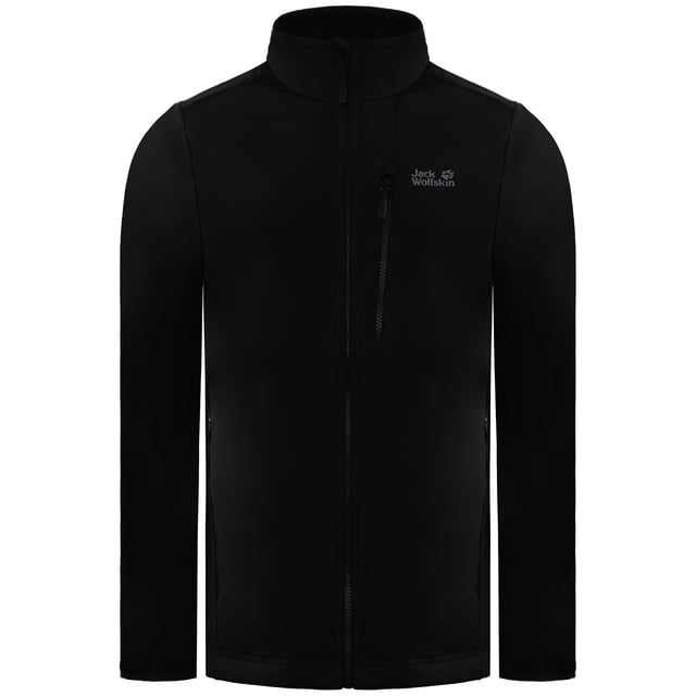 Jack Wolfskin Whirlwind Mens Black Softshell Jacket