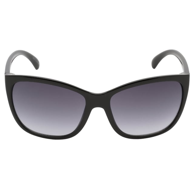 Calvin Klein Dunkelgraue Sonnenbrille mit Verlaufsglas und schwarzen Glasern