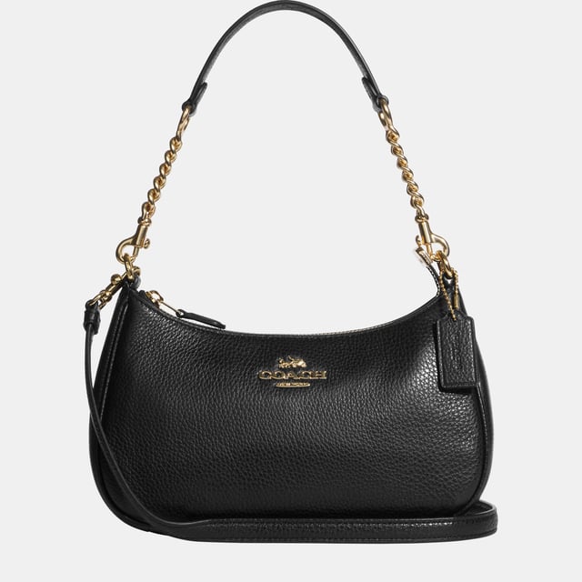 Chain Strap Coach Bag Crossbody Strap Coach Rainbow Leather