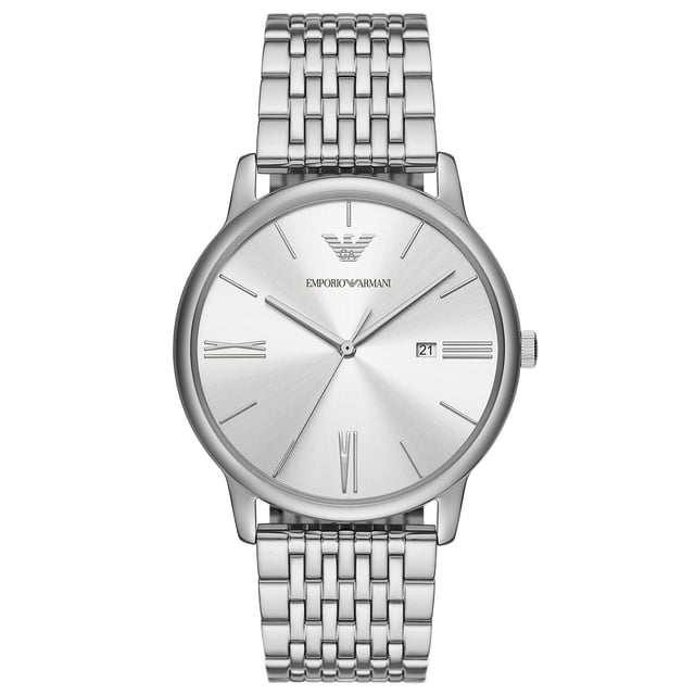 Emporio Armani Minimalist Men's Silver Watch AR11599