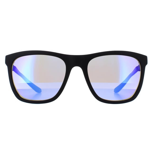 Dragon Rectangle Mens Matte Black Lumalens Blue Ionized Wilder