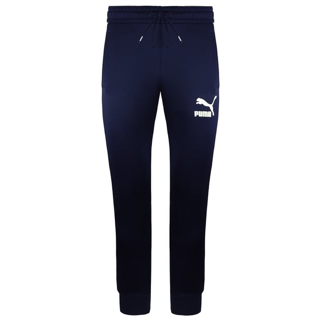 Puma ikonische T7 -Herren Navy Blue Track Hosen
