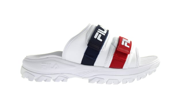 Fila Outdoor Womens White Sliders