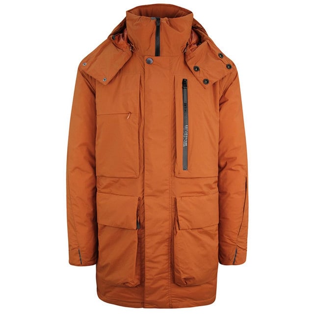 Jack Wolfskin Tech Lab Herren Brown Field Parka Mantel