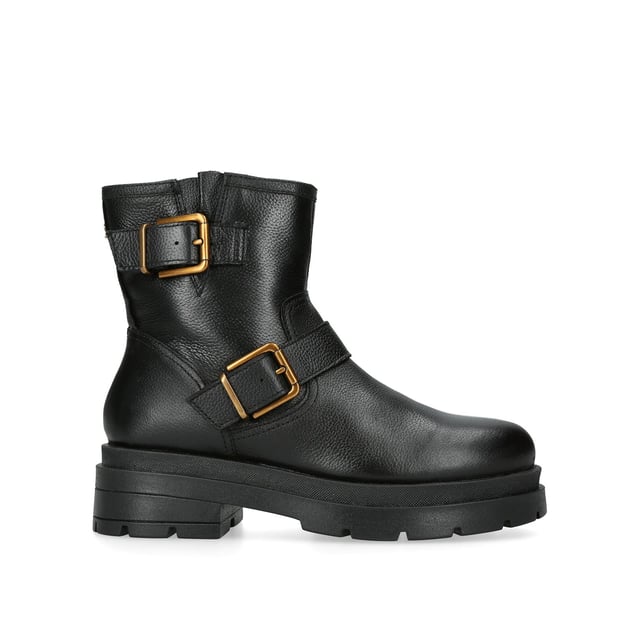 Kurt geiger sale boots (Kurt Geiger London Leather Kgl Brixton Biker Boots)