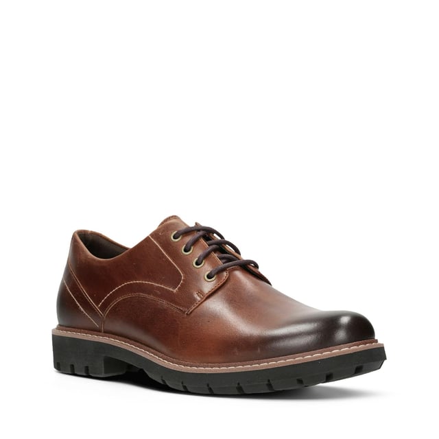 Clarks Batcombe Hall Herren braune Schuhe