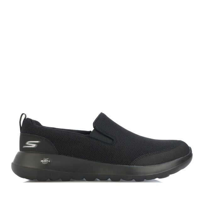 Men's Skechers Go Walk Clinched Trainers in Black