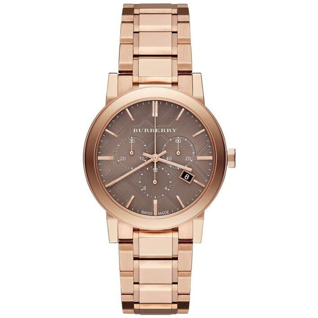 Burberry BU9754 The City Rose Gold-Ton Damenuhr