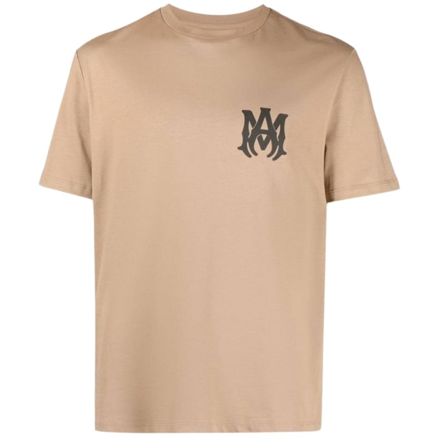 Amiri MA Logo Tan Beige T-Shirt