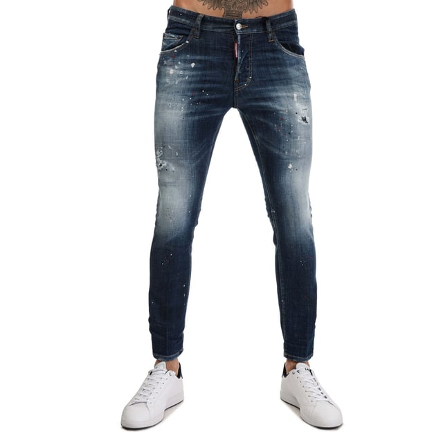 Men's DSquared2 Paint Jeans in Denim