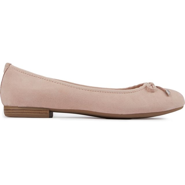 MARCO TOZZI Women's Ballet Flats - Synthetic Comfort Shoes With Block Heel