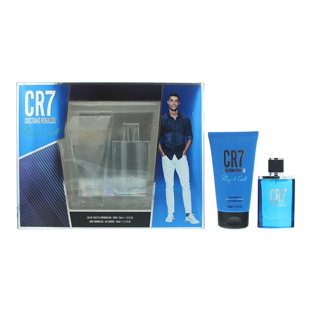 Cristiano Ronaldo CR7 Play It Cool Eau de Toilette 30ml & Shower Gel 150ml Set