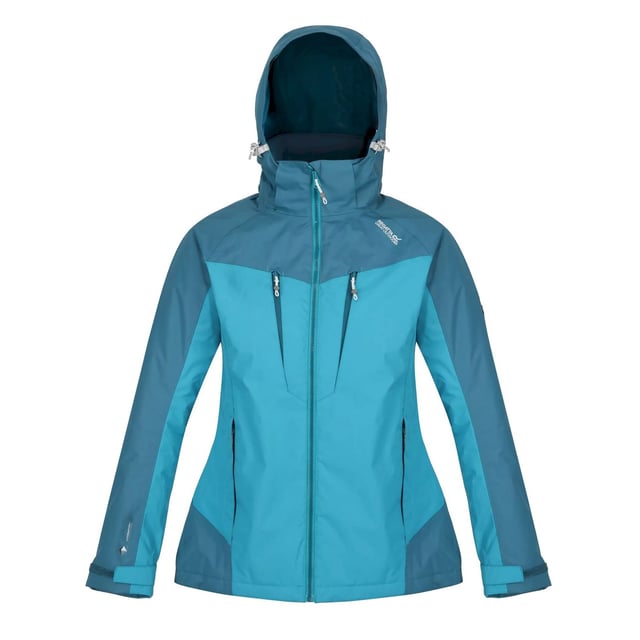 Regatta Womens/Ladies Calderdale Winter Waterproof Jacket (Pagoda Blue/Dragonfly)