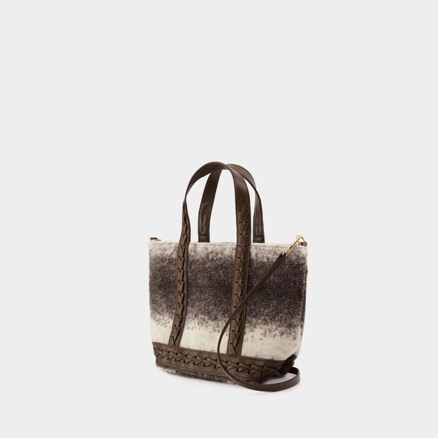 トートバッグ Vanessa Bruno Cabas S Shopper Bag - Wool - Brown 04W042614B.jpg