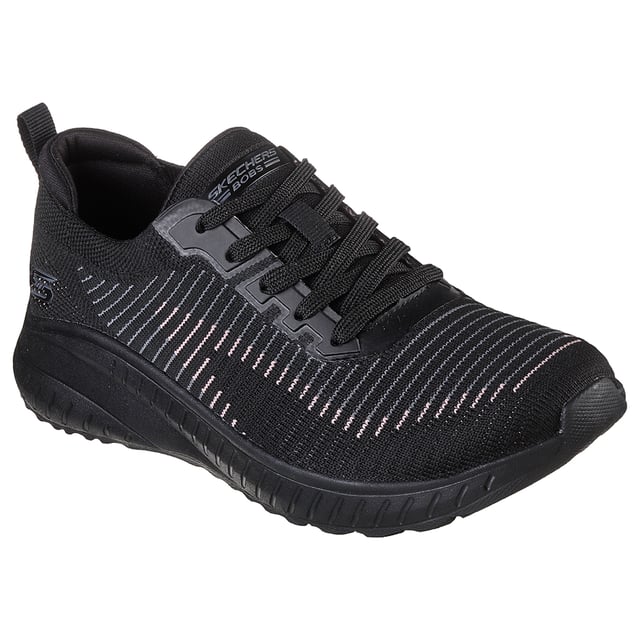 Skechers Bobs Squad Bobs Black Lace Shoes Skechers BOBS Squad
