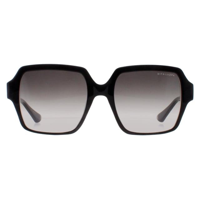 Dita Square Womens Schwarz Dunkelgrau bis Klar Gradient Luzpa