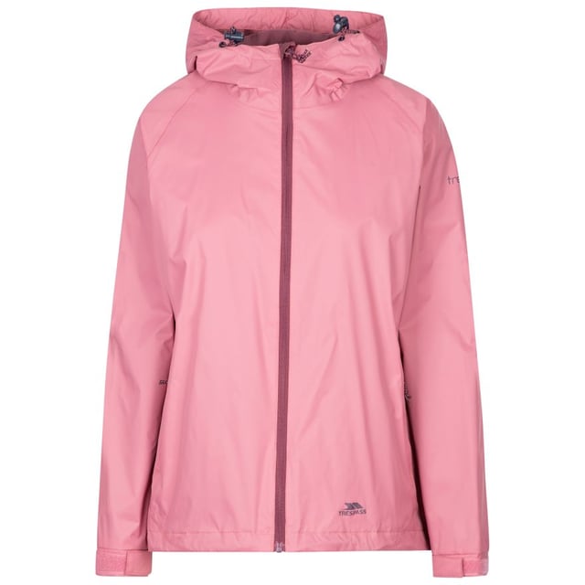 Trespass Womens/Ladies Tayah II Waterproof Shell Jacket (Rose Blush)