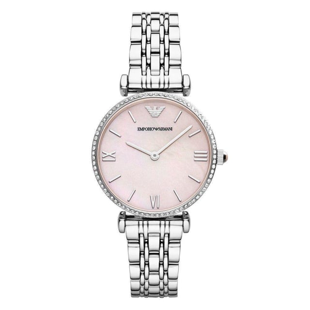 Emporio Armani Uhr Damen Silber Emporio Armani Damenuhr AR80023