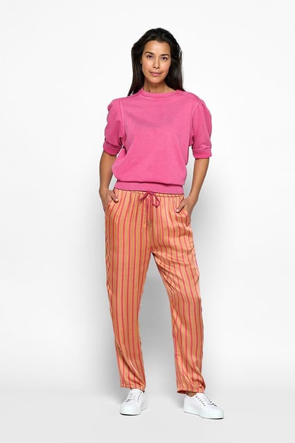 Caroline Tensen Florida Print Hose Rosa / Orange