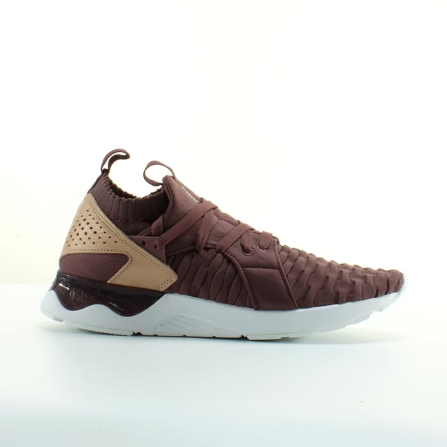 Asics Gel-Lyte V Sanze Knit Womens Burgundy Trainers
