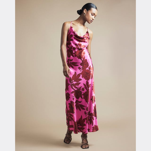 sachin and babi light blue dress River Island Black Friday Formal Dresses River Island Black Satin Tailored  Maxi Dress main image 0
