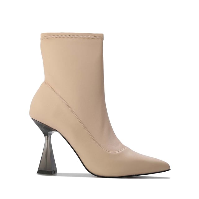 Ted Baker Liya Leren Enkellaarsjes in Naturel voor dames