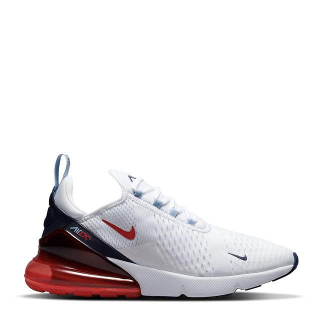 Nike Shoes Red White Blue 270 Nike Nike Air Max 270 Trainers White/Red/Navy