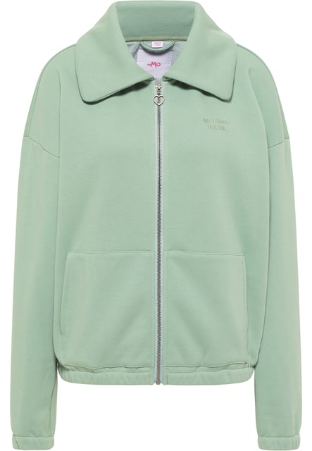 Mymo Sweatjacke Damen dunkelmint