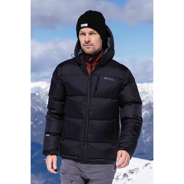 Down Jackets Mountain Warehouse Black Puffer Coat Mountain