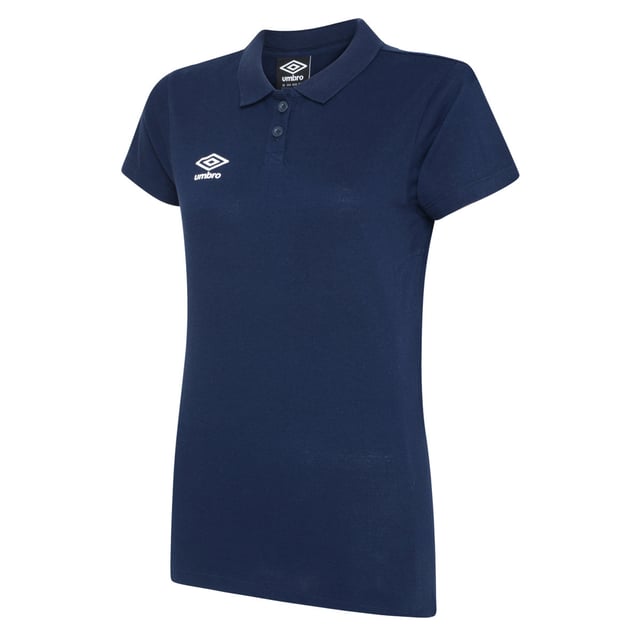 Umbro Damen/Damen Club Essential Poloshirt (Dunkelmarineblau/WeiÃŸ)