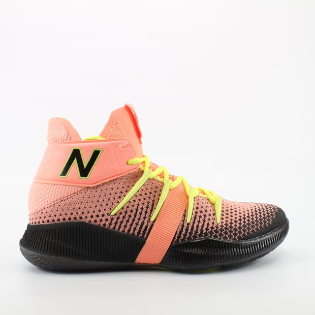 New Balance Omn1s Orange Textile Mens Lace Up Basketball Trainers