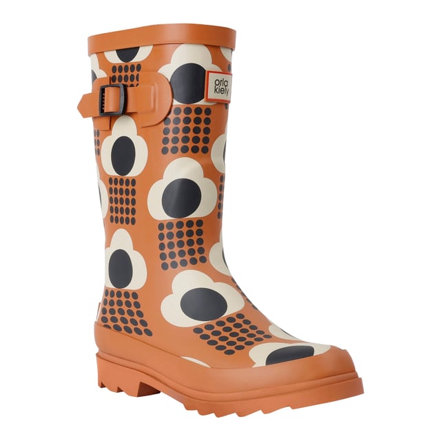 Regatta - Damen Gummistiefel "Orla Kiely", Regenwolke (Hellbraun)