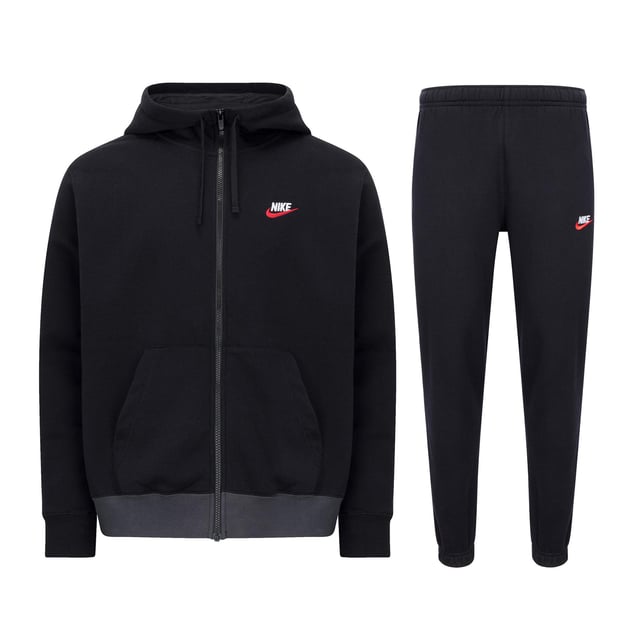 black nike tracksuit