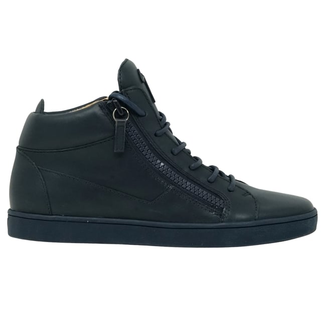 Giuseppe Zanotti Marineblaue High Top Sneaker