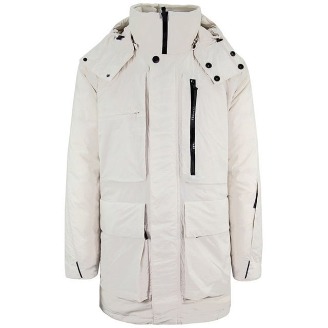 Jack Wolfskin Tech Lab Herren White Parka Jacke