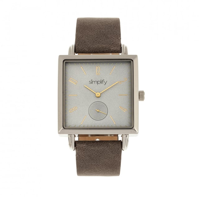 Vereinfachen Sie die 5000 Lederarmbanduhr