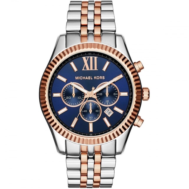 Michael Kors MK8412 Lexington zweifarbig blau