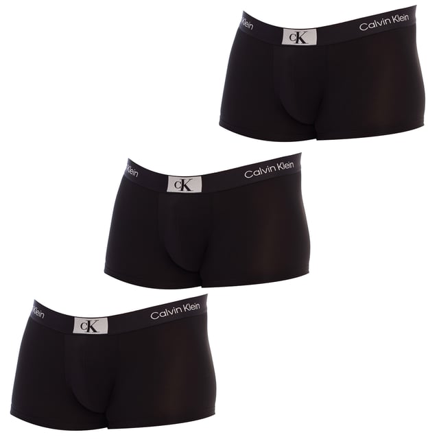 Boxer Calvin Klein Negro Hombre Low Rise Oferta Calzoncillos
