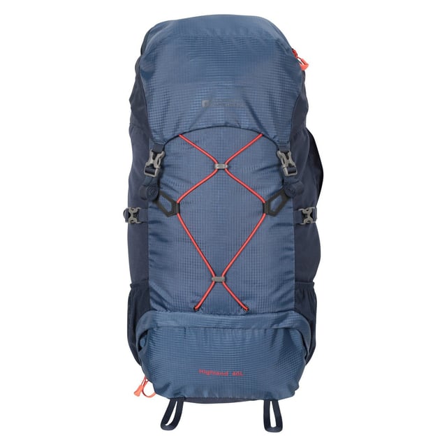 Mountain Warehouse Vic Global 40L Backpack – Durable Camping & Travel Rucksack, Laptop Compatible